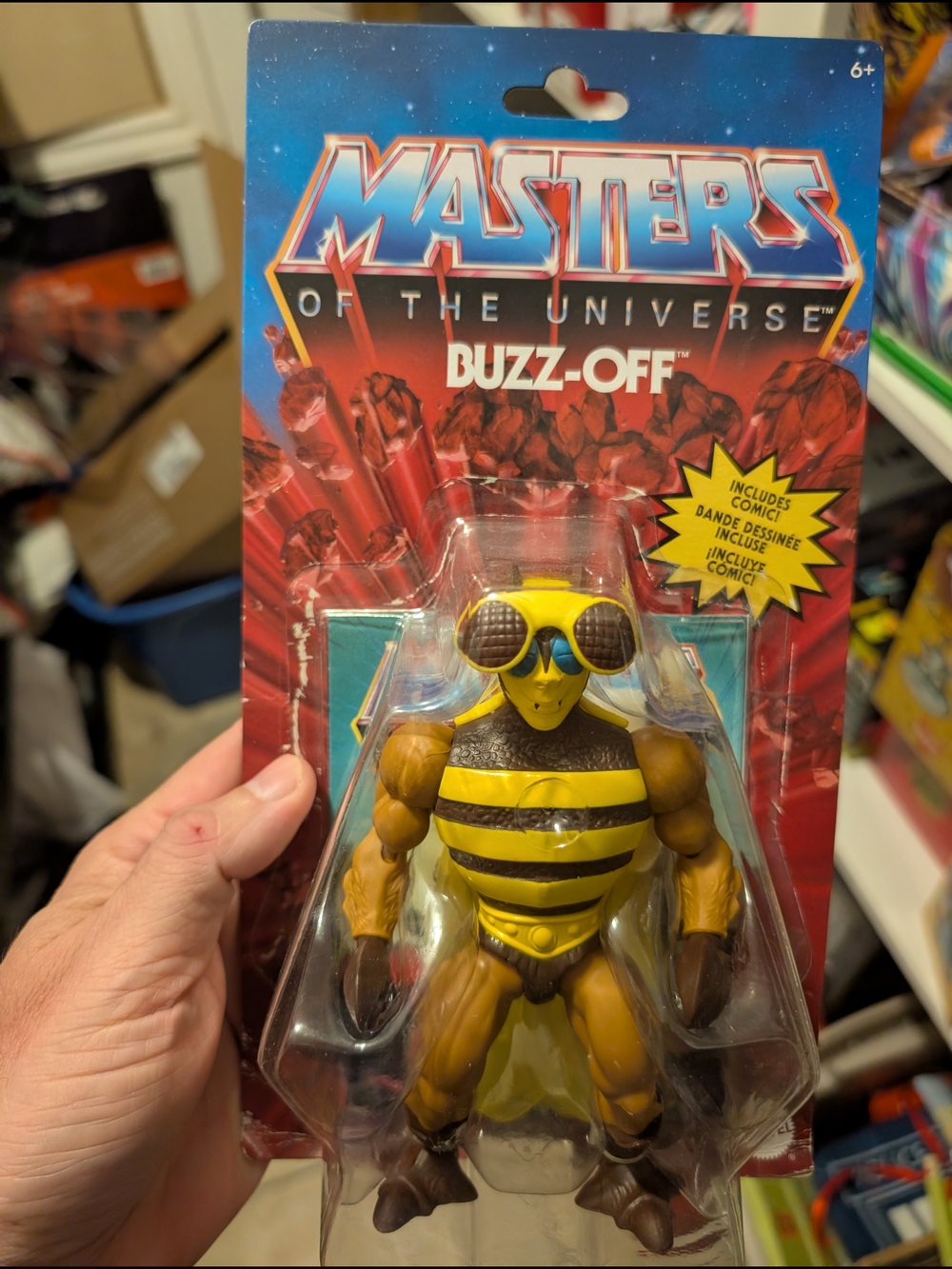 Masters of the Universe Buzz-Off Action Figure - Yellow & Black